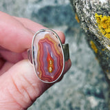 Coyomito Agate and Sterling Silver Ring