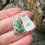 Variscite and Sterling Silver Earrings
