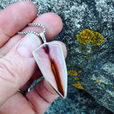 Sierra Jasper and Sterling Silver Pendant