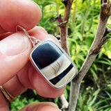 Fryite and Sterling Silver Earrings