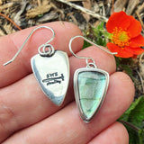 Labradorite and Sterling Silver Earrings