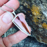 Sierra Jasper and Sterling Silver Pendant