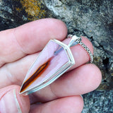 Sierra Jasper and Sterling Silver Pendant