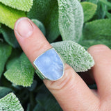 Botryoidal Chalcedony and Sterling Silver Ring