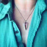 Sierra Jasper and Sterling Silver Pendant