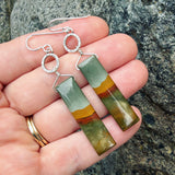 Rocky Butte Jasper and Sterling Silver Earrings
