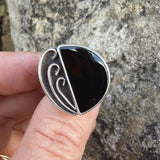 Black Onyx and Sterling Silver Ring
