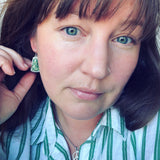 Variscite and Sterling Silver Earrings