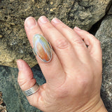 Queensland Agate and Sterling Silver Ring