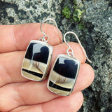 Fryite and Sterling Silver Earrings