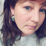 Imperial Jasper and Sterling Silver Earrings