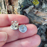 Sterling Silver Minnesota Post Earrings
