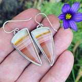 Carnelian and Sterling Silver Earrings