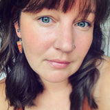 Carnelian and Sterling Silver Earrings