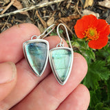 Labradorite and Sterling Silver Earrings
