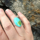 Hubei Turquoise and Sterling Silver Ring