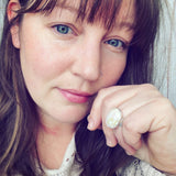 Ocean Jasper and Sterling Silver Ring