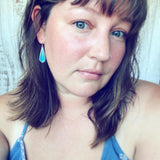 Ice Agate and Sterling Silver Earrings