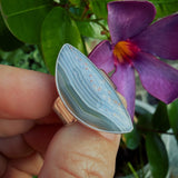 Timor Agate and sterling silver Ring