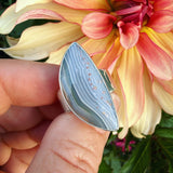 Timor Agate and sterling silver Ring