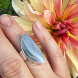 Timor Agate and sterling silver Ring