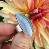 Timor Agate and sterling silver Ring