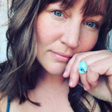 Golden Hills Turquoise and Sterling Silver Ring