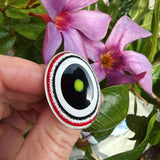 Fordite and Sterling Silver Ring
