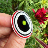 Fordite and Sterling Silver Ring