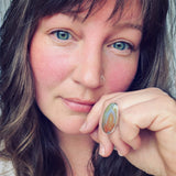 Queensland Agate and Sterling Silver Ring