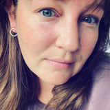 Sterling Silver Textured Circles- Medium