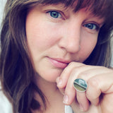 Polychrome Jasper and Sterling Silver Ring