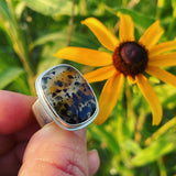 Montana Agate and Sterling Silver Ring