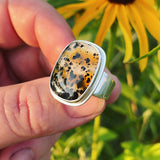 Montana Agate and Sterling Silver Ring