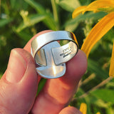 Montana Agate and Sterling Silver Ring