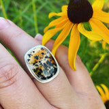 Montana Agate and Sterling Silver Ring