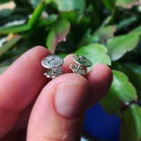 "Flipping the Bird" Sterling Silver Post Earrings