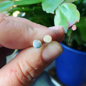 Sterling Silver Dot Earrings