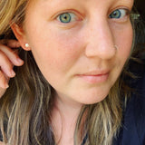 Sterling Silver Dot Earrings