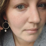Pearl and Sterling Silver earring