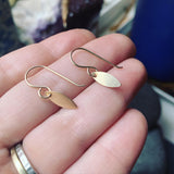 14K Gold Filled Petal Earrings