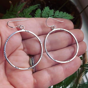 Sterling Silver "Radiate" Earrings