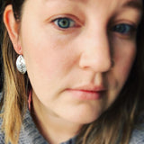 Sterling Silver Cut-Out Earrings