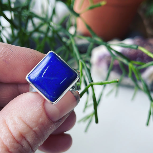 Lapis Lazuli and Sterling Silver Ring