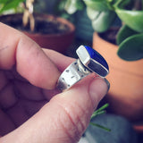 Lapis Lazuli and Sterling Silver Ring