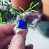 Lapis Lazuli and Sterling Silver Ring