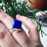 Lapis Lazuli and Sterling Silver Ring