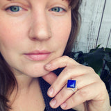 Lapis Lazuli and Sterling Silver Ring