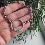 Sterling Silver Chunky Link Bracelet