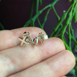 "XO" Sterling Silver Post Earrings